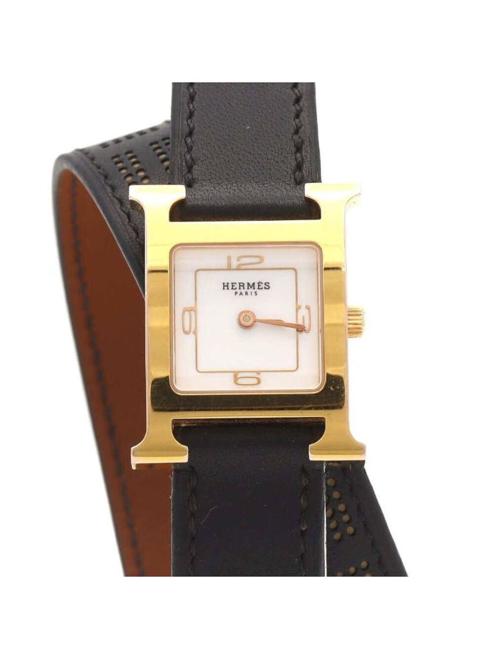 Hermes H Watch Double Tour Quartz